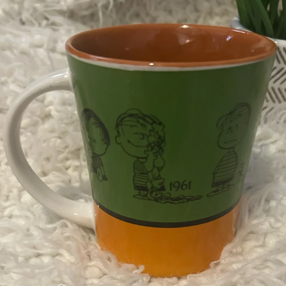 50%offw❤️Peanuts Linus Coffee Mug 2011 60th anniversary sk p01